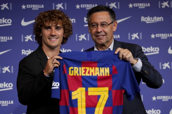 Griezmann in Barcelona - © Foto: Emilio Morenatti/AP