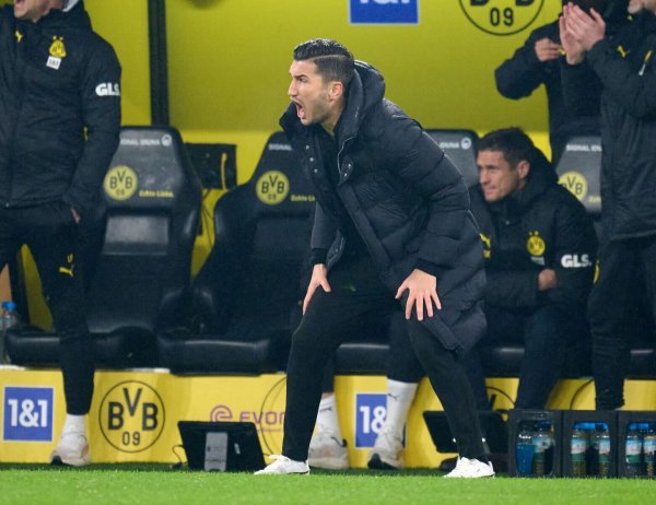 BVB-Coach Sahin war nach dem Remis gegen Hoffenheim bedient - © Bernd Thissen/dpa