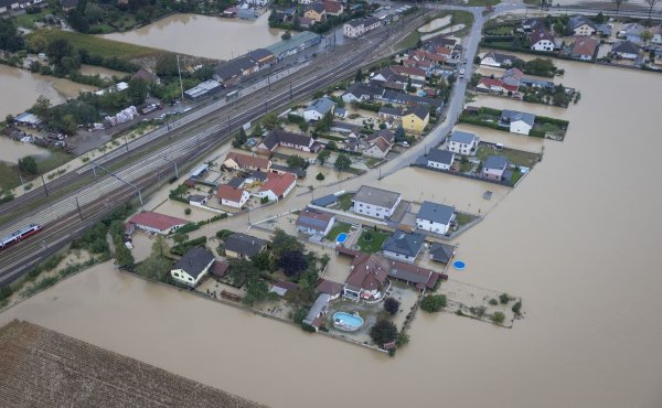 Ohne Klimawandel hätte Sturm "Boris" wohl nicht so gewütet, sagen Experten. - © Trippolt Daniel/BMLV/APA/dpa