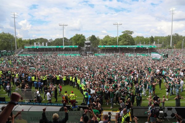 Das Stadion in Münster wird umgebaut. - © Friso Gentsch/dpa