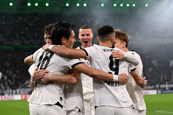 Borussia Mönchengladbach kann seit Wochen wieder über einen Sieg jubeln. - © Federico Gambarini/dpa