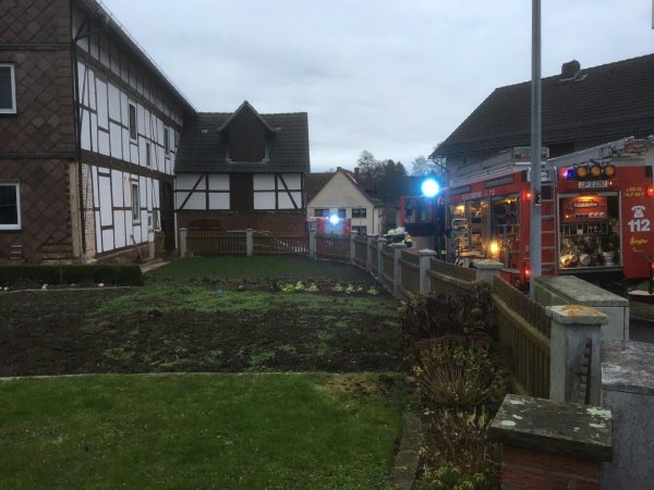 Feuerwehreinsatz in Hummersen - © Feuerwehr Lügde
