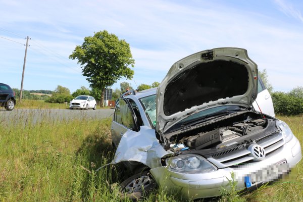 Unfall an der Lageschen Straße. - © Till Sadlowski