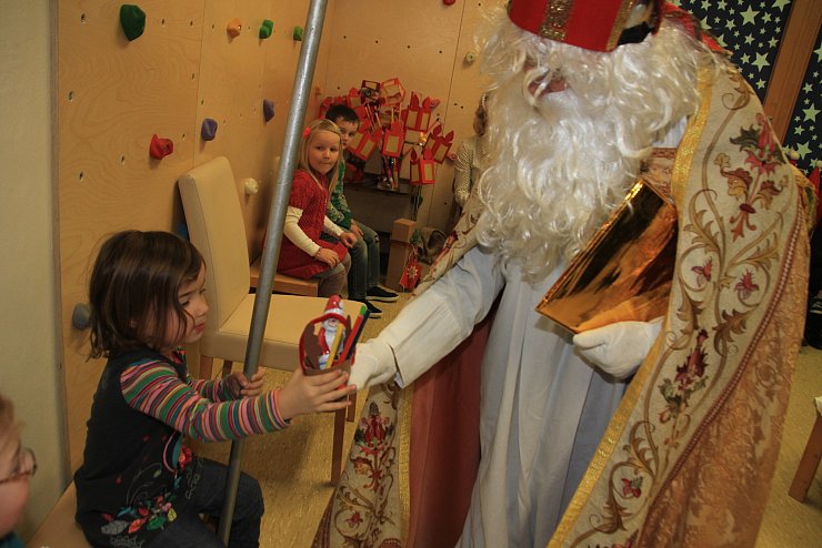 Nikolausbesuch im Kindergarten Sommersell