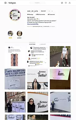 Auf Instagram ging die Suche weiter - &copy; Wortmann-Gruppe