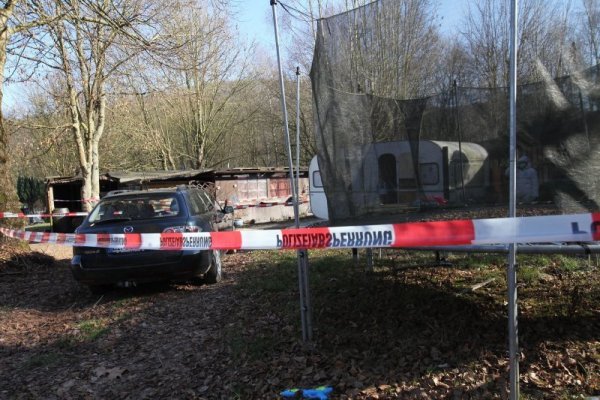 Die Parzelle von Andreas V. auf dem Campingplatz in Lügde-Elbrinxen - © Vera Gerstendorf-Welle