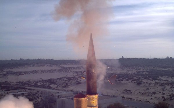 Raketenabwehrsystem Arrow 3 - © -/ISRAELI MINISTRY OF DEFENSE/dpa
