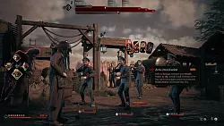 Kämpfe laufen rundenbasiert ab. An Wiktors Seite kämpfen seine Dämonen (links im Bild). - © Fool's Theory