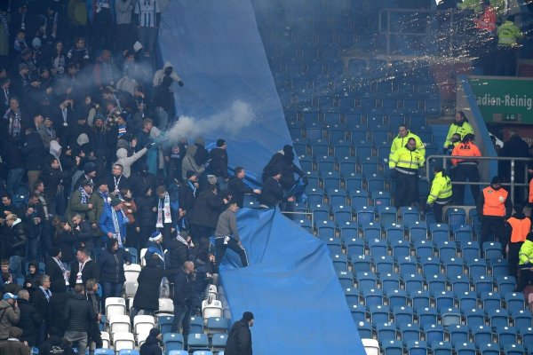 Hansa Rostock hat genug von den Ausschreitungen der eigenen Fans. - © Michael Schwartz/dpa