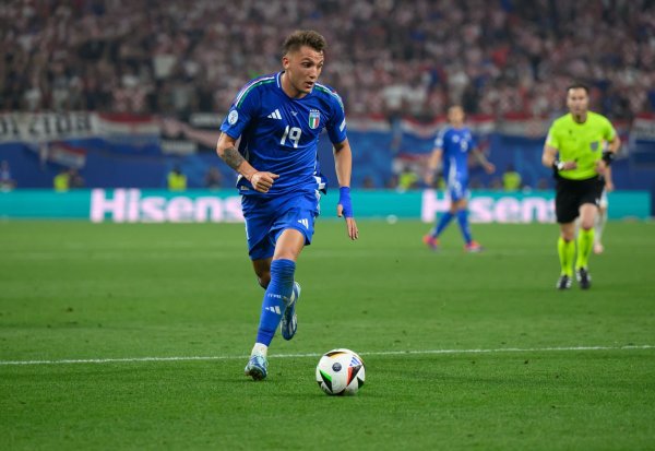 Italiens Stürmer Mateo Retegui fällt für die Länderspiele der Nations League gegen Deutschland aus. - © Robert Michael/dpa