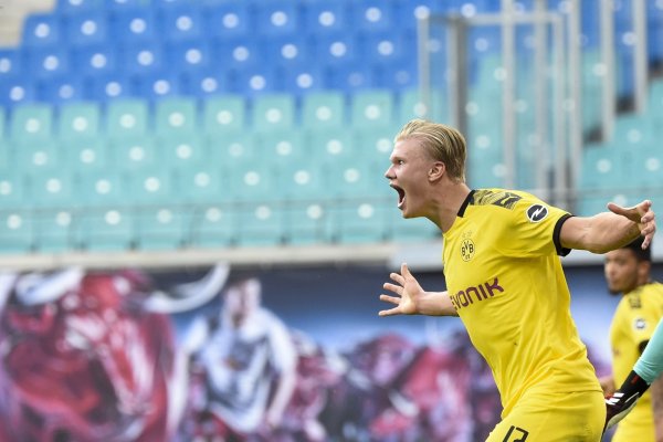 Erling Haaland - © Foto: Jens Meyer/AP-Pool/dpa