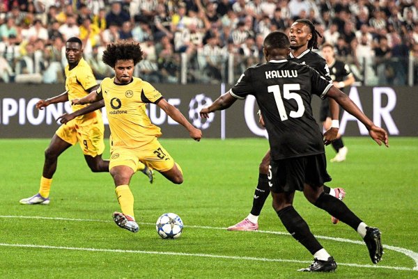 Adeyemi traf mit einem feinen Schuss zur Führung für den BVB. - © Marco Alpozzi/LaPresse/AP/dpa
