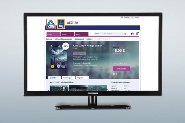Startseite von Aldi Life - © Foto: Aldi/dpa-tmn