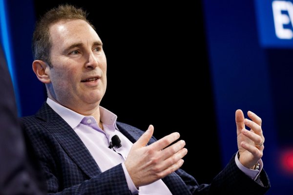 Andy Jassy bei einer Konferenz im kalifornischen Laguna Beach. - © Patrick Fallon/ZUMA Wire/dpa