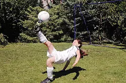 Kathleen Zimmermann spielt seit mehr als sechseinhalb Jahren Fußball. - © Foto: Gallisch