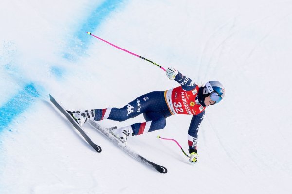Lindsey Vonn zeigte in der Abfahrt von St. Anton eine starke Vorstellung. - © Expa/Johann Groder/APA/dpa