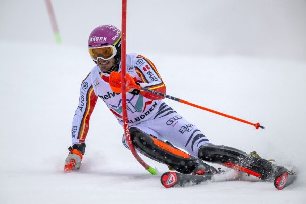 Adelboden ist eine der Lieblingsstationen von Linus Straßer im alpinen Ski-Weltcup. - © Anthony Anex/KEYSTONE/dpa