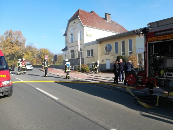 Im Landhaus Begatal waren nach Angaben der Feuerwehr ein Wäschetrockner samt Wäsche in Brand geraten. - © Feuerwehr Dörentrup