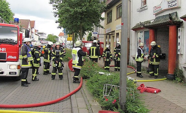 - © Fotos: Feuerwehr Barntrup/Jörg Mengedoht
