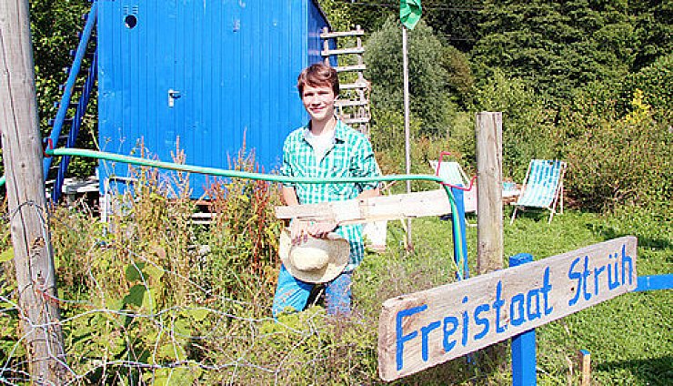 14-Jähriger gründet "Freistaat Strüh" - © Horn