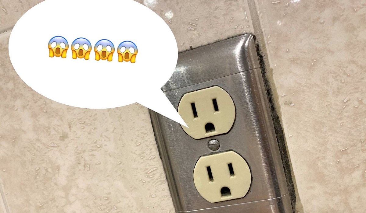 Steckdosen in den USA wirken wie erstaunte Gesichter - Till Simon Nagel/dpa-tmn