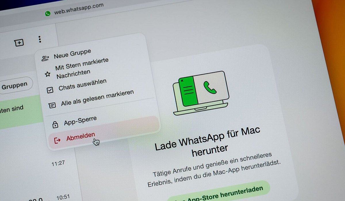 Die Web-Oberfl&auml;che von WhatsApp auf einem Computer - Nico Tapia/dpa-tmn