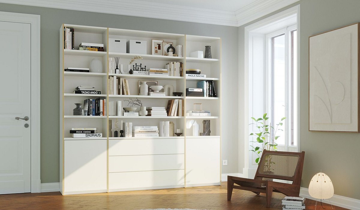 Bücherregal von Müller Möbelwerkstätten - Müller Möbelwerkstätten/VDM/dpa-tmn