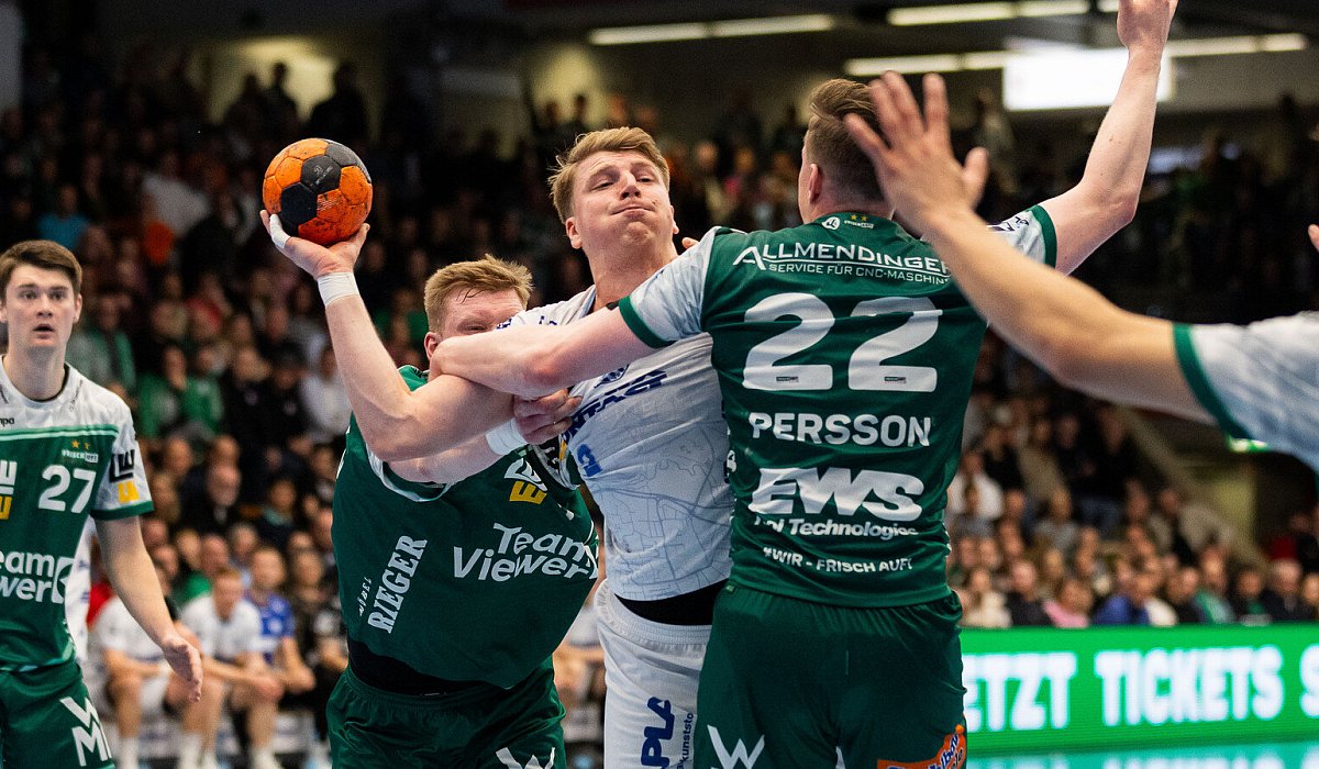 GER, FRISCH AUF! Goeppingen vs. TBV Lemgo, Handball, Bundesliga, 16. Spieltag, Spielzeit 2025/2026, 10.12.2025, - 1 - Eibner-Pressefoto/Oliver Schmidt