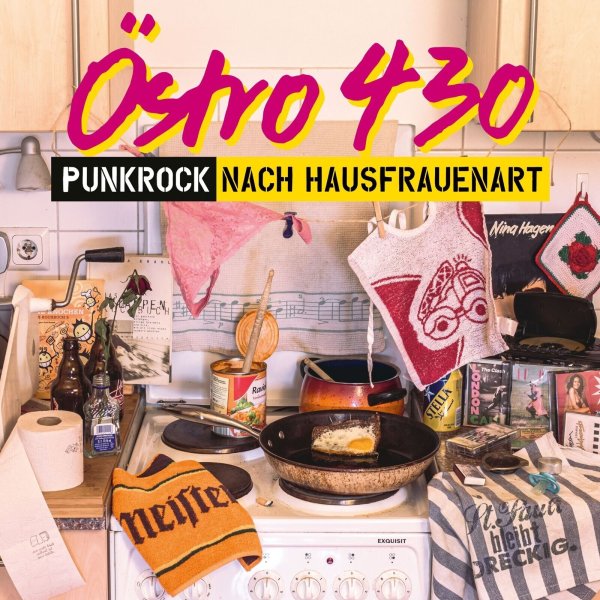 Das Cover des Albums «Punkrock nach Hausfrauenart» der Frauenpunkband Östro 430. - © Thomas Polajnar/Tapete Records/dpa
