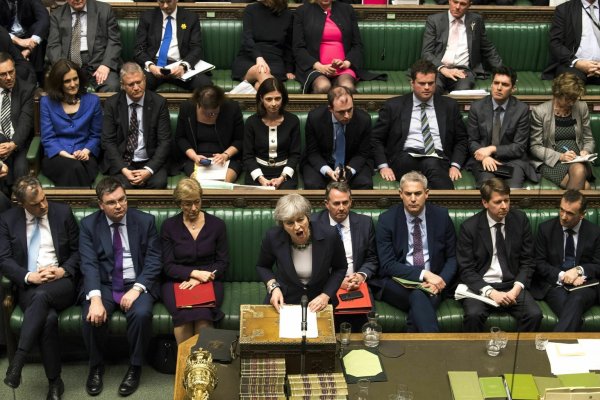 Rede im Parlament - © Foto: Mark Duffy/UK Parliament/AP