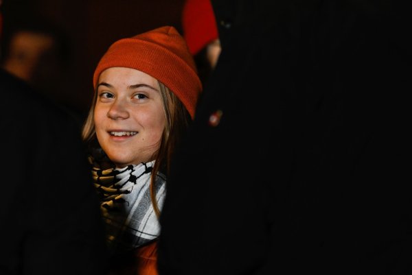 Der Auftritt von Greta Thunberg hatte im Vorfeld für Kritik gesorgt. - © Uwe Anspach/dpa