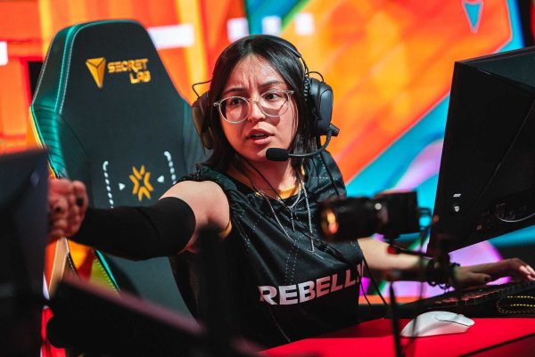 Shopify-Rebellion-Spielerin meL will mit ihrem Team den WM-Titel in Valorant feiern. - © Riot Games/dpa