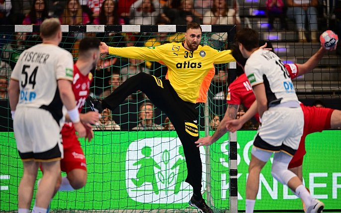 Bild zu Handballer dank Wolff in EM-Form: Sieg gegen Kroatien