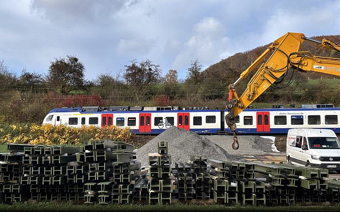 Bild zu Brückensanierung in Hameln: Wochenlang Einschränkungen auf der S-Bahnlinie 5