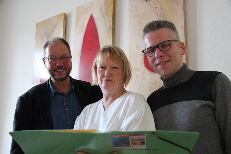 Bewerberkomittee: Andreas Lüdeke, Ursula Block und Sascha Hetmeier (v.li.) freuen sich auf die neuen Ehrenamtler. - © Erol Kamisli