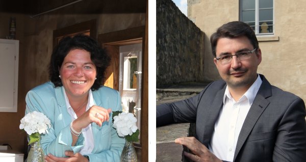 Kerstin Vieregge, CDU, und Christian Sauter, FDP, sitzen künftig im Verteidigungsausschuss. - © Bernhard Preuss