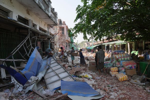 Die Lage in Myanmar ist verzweifelt. - © Uncredited/AP/dpa