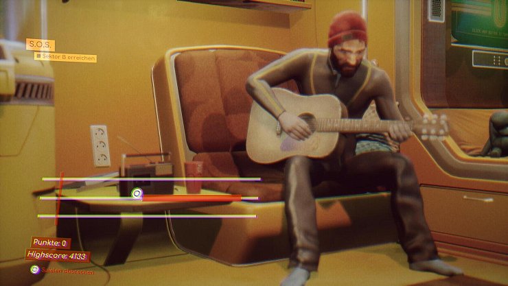 Wer behauptet, Gitarre spielen könnte jeder, sollte sich mal an diesen Lagerfeuer-Songs versuchen. Glücklicherweise beeinflusst unser Können an der Klampfe nicht den Spielausgang. - © Quantic Dream