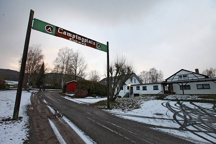 Der Campingplatz "Eichwald" liegt am äußeren Rande Elbrinxens. Die meisten der Parzellen sind durch Dauercamper belegt. - © Vera Gerstendorf-Welle