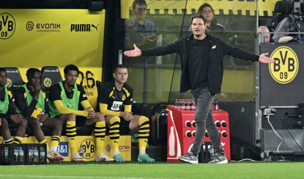 BVB-Coach Edin Terzic steht nach dem Fehlstart in die neue Saison unter Druck. - © Bernd Thissen/dpa