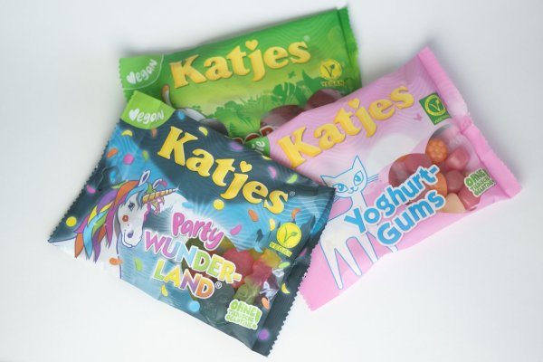 Tüten mit Fruchtgummis der Marke Katjes. - © Sebastian Kahnert/dpa