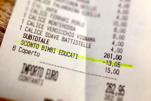 Bonus: Ein Rabatt von 13,05 Euro für wohlerzogene Kinder. - © dpa