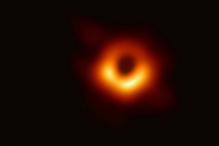 Erstes Bild eines Schwarzen Lochs - © Foto: Event Horizon Telescope (EHT)