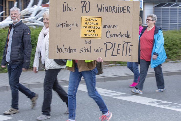 Protest - © Foto: Jens Büttner/zb/dpa