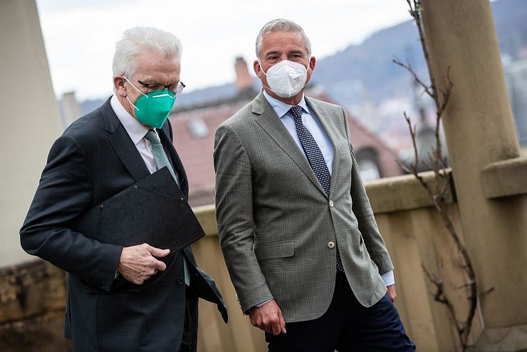 Winfried Kretschmann und Thomas Strobl - &copy; Foto: Christoph Schmidt/dpa