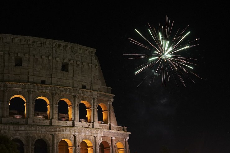 Silvester - Rom - © Foto: Andrew Medichini/AP/dpa