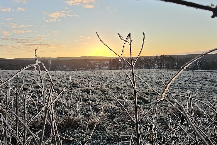 Hier f&auml;llt der Blick auf den &ouml;stlichen Teutoburger Wald in der N&auml;he des D&ouml;renkrugs/Augustdorf. - &copy; Joachim Biere