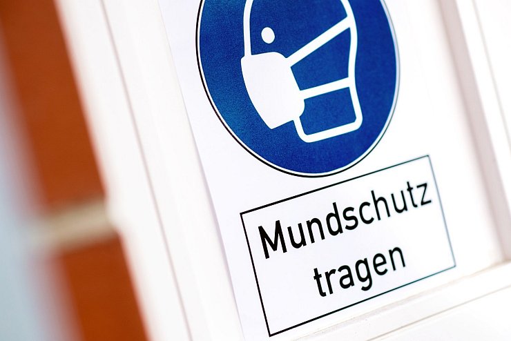 Corona-Schutz - &copy; Foto: Hauke-Christian Dittrich/dpa