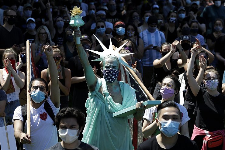 Freiheitsstatue - &copy; Foto: Nam Y. Huh/AP/dpa