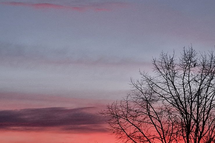 Winterhimmel über Lippe - © Kirsten Fuhrmann